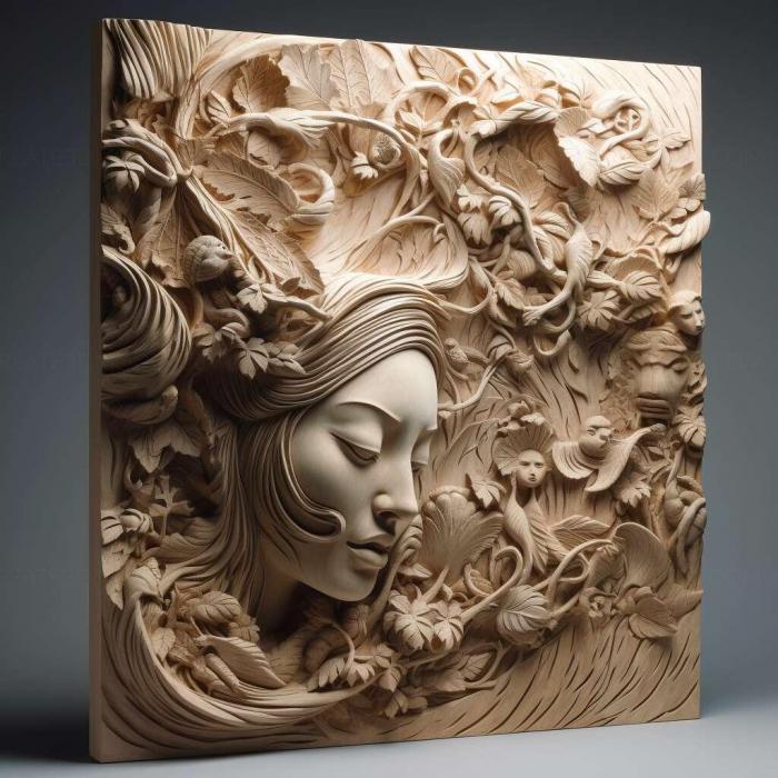 نموذج ثلاثي الأبعاد لآلة CNC 3D Art 